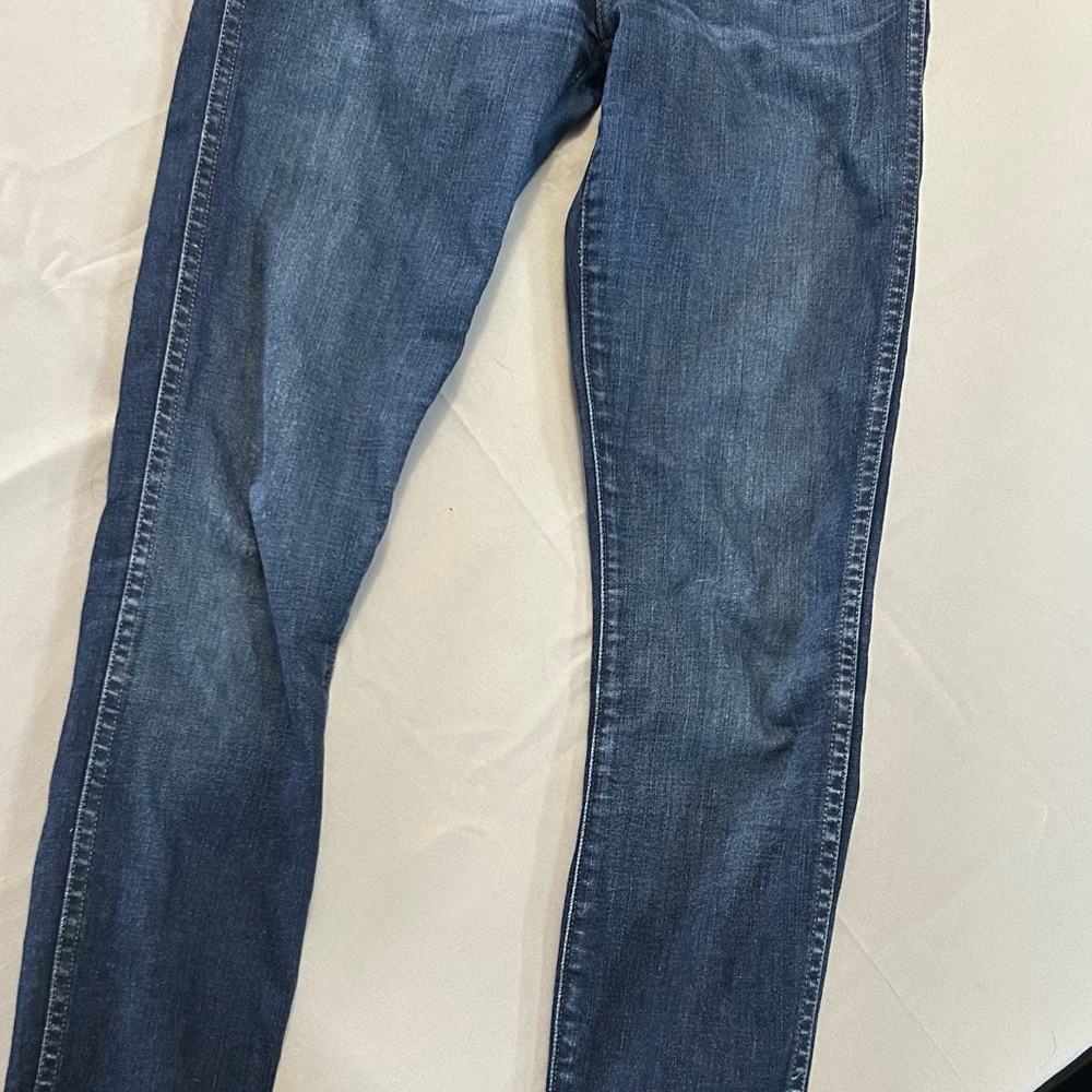 Madewell Dark Blue Straight Leg Jeans